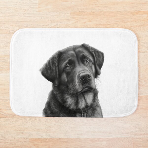 Item preview, Charcoal Style Large Mongrel Dog designed and sold by lascositasdetri.