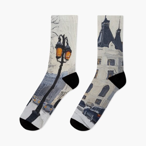 Item preview, Bucharest | Post-impressionist painting style designed and sold by ComicsFactory.