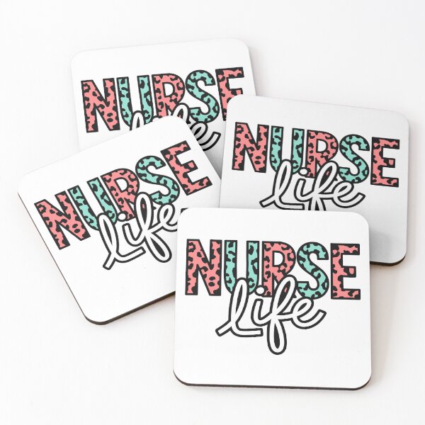 Item preview, Nurse Life Leopard Print Typography designed and sold by theartfulaspie.