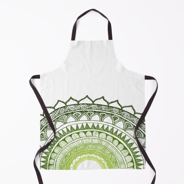 Item preview, Hand-drawn green Mandala designed and sold by Aakanksha97.