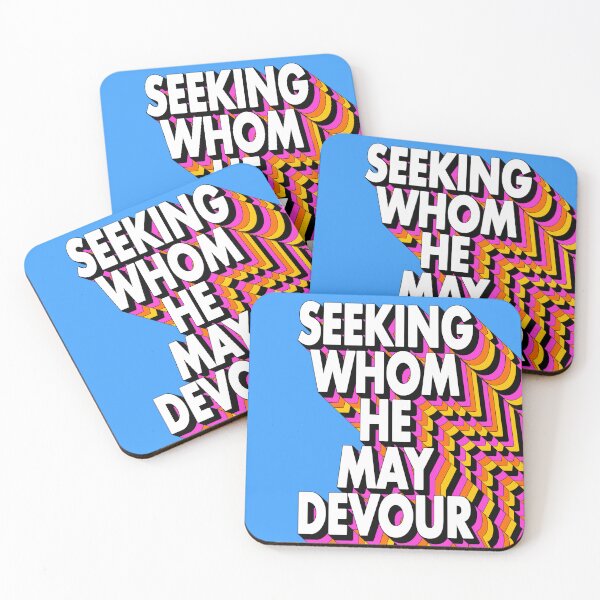Item preview, SEEKING WHOM HE MAY DEVOUR designed and sold by The Turbulent Architect.