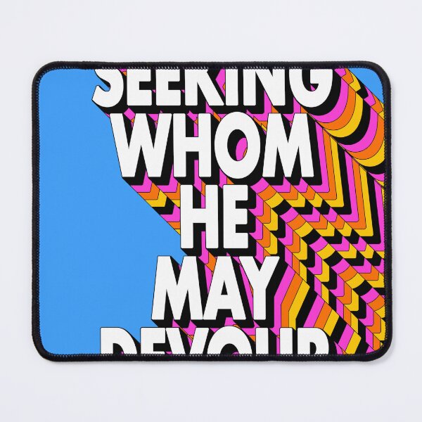 Item preview, SEEKING WHOM HE MAY DEVOUR designed and sold by The Turbulent Architect.