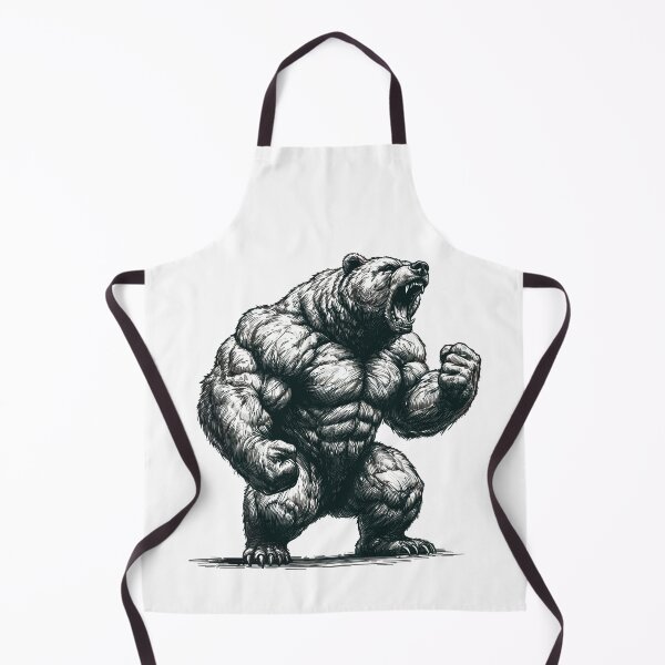 Item preview, bear strong muscles motivation strength power gift designed and sold by Pineapple-Tree.