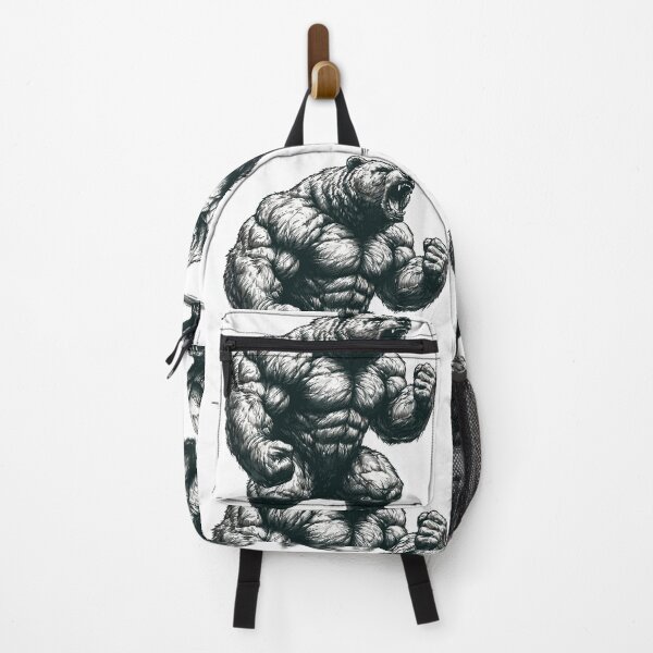 Item preview, bear strong muscles motivation strength power gift designed and sold by Pineapple-Tree.
