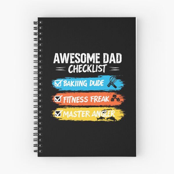 Item preview, "Awesome Dad Checklist" – Funny & Cool Fatherhood Appreciation Design designed and sold by Colorful-Garden.