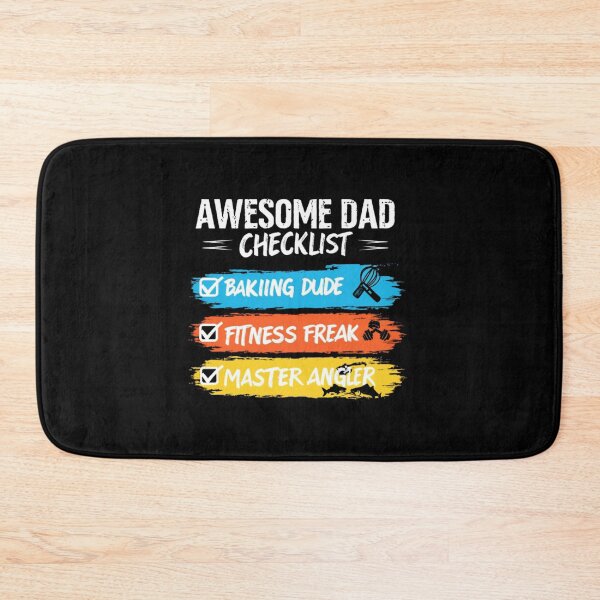 Item preview, "Awesome Dad Checklist" – Funny & Cool Fatherhood Appreciation Design designed and sold by Colorful-Garden.
