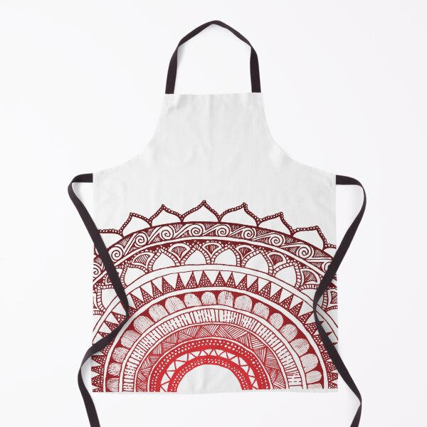 Item preview, Hand-drawn Red Mandala designed and sold by Aakanksha97.