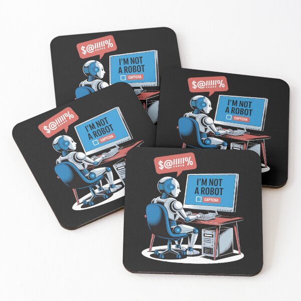 Item preview, I'm Not A Robot Captcha Fun designed and sold by MooonTees.