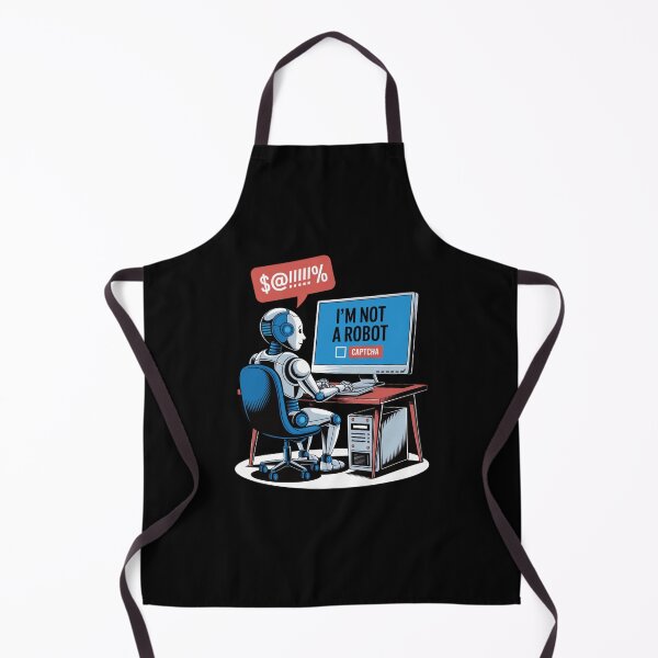 Item preview, I'm Not A Robot Captcha Fun designed and sold by MooonTees.
