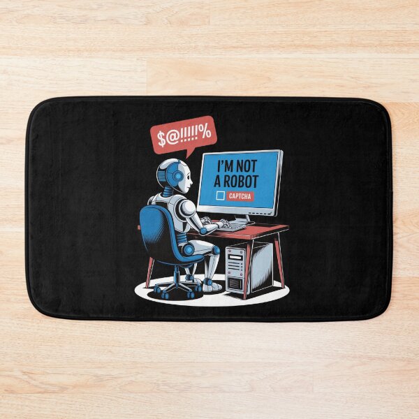 Item preview, I'm Not A Robot Captcha Fun designed and sold by MooonTees.