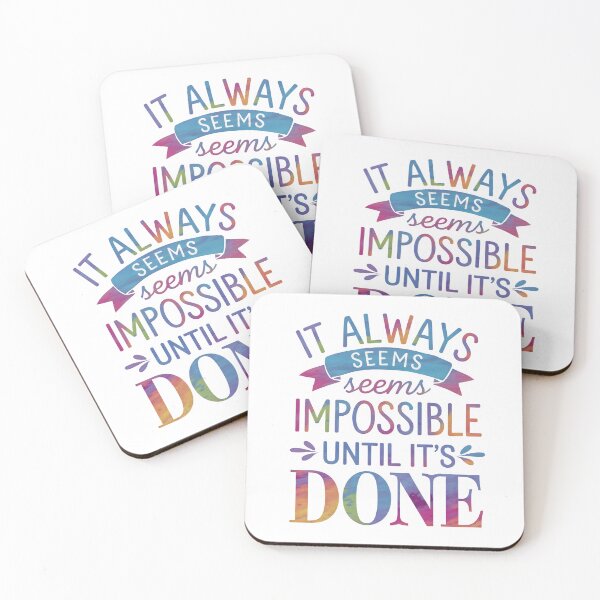 Item preview, It always seems impossible until it’s done designed and sold by nimmitrends.