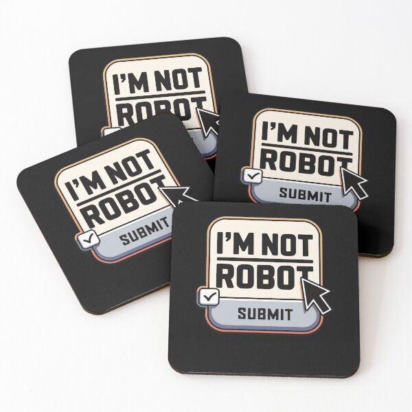 Item preview, I'm Not Robot Captcha Fun designed and sold by MooonTees.