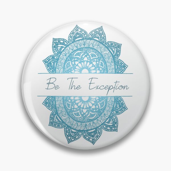 Item preview, Be the exception (Hand-drawn mandala) designed and sold by Aakanksha97.