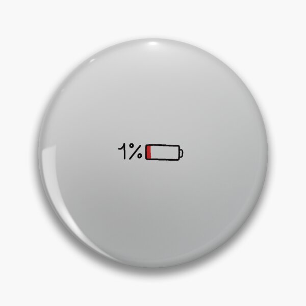 Item preview, Battery 1% designed and sold by Lunashop15.