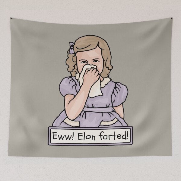 Item preview, Eww! Elon Farted! designed and sold by Unhinged Heather.