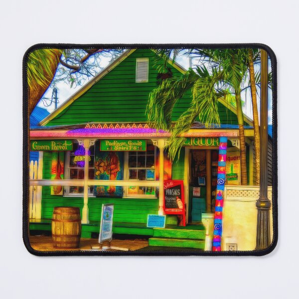 Item preview, Green Parrot Package Goods and Spirits Artfully Presented designed and sold by Kay Brewer.
