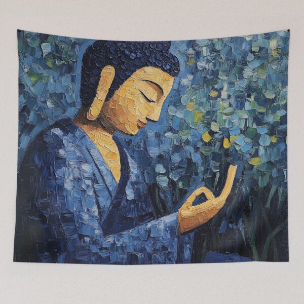 Item preview, Buddha | Post-impressionist painting style designed and sold by ComicsFactory.