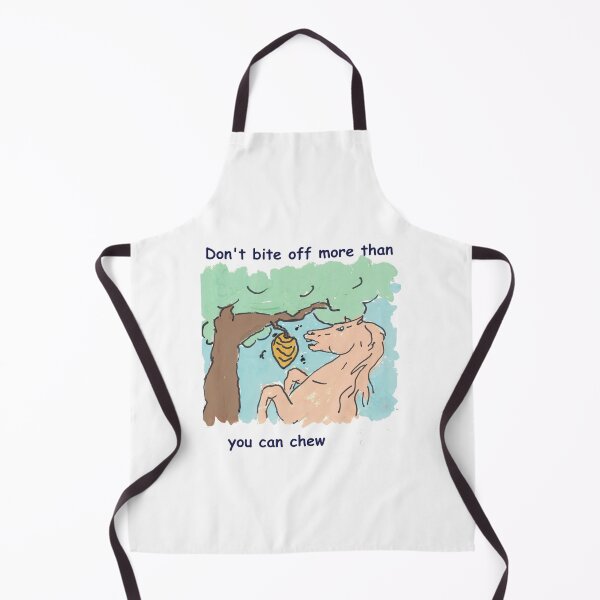 Item preview, Don't bite off more than you can chew horse designed and sold by CrittersByLola.