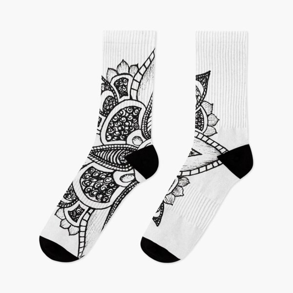 Item preview, Hand-drawn black mandala designed and sold by Aakanksha97.