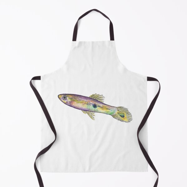 Item preview, Purple Guppy Fish Illustration designed and sold by LinhPhungArt.