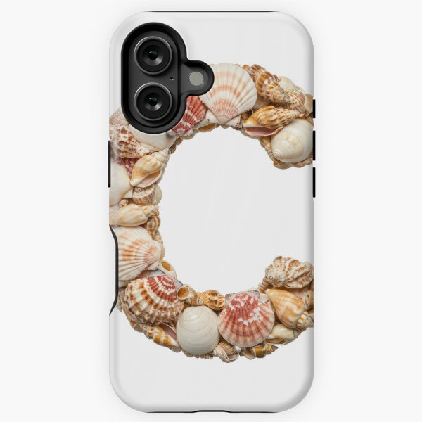 SHELLS LETTER C iPhone Tough Case