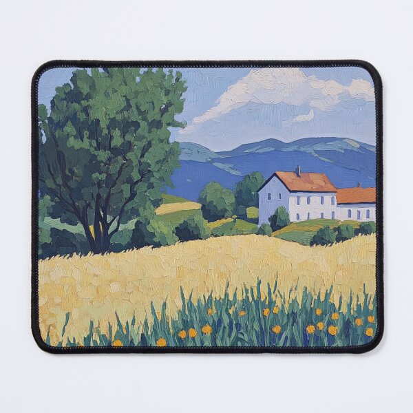 Item preview, Bulgaria landscape | Post-impressionist painting style designed and sold by ComicsFactory.