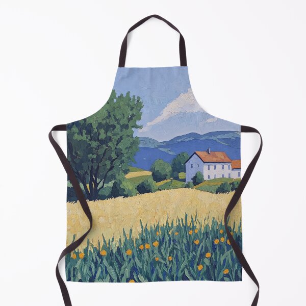 Item preview, Bulgaria landscape | Post-impressionist painting style designed and sold by ComicsFactory.