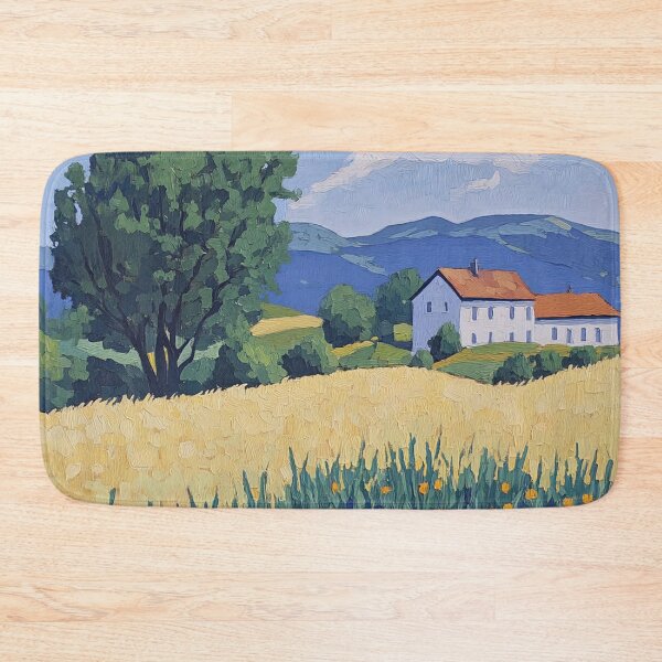 Item preview, Bulgaria landscape | Post-impressionist painting style designed and sold by ComicsFactory.