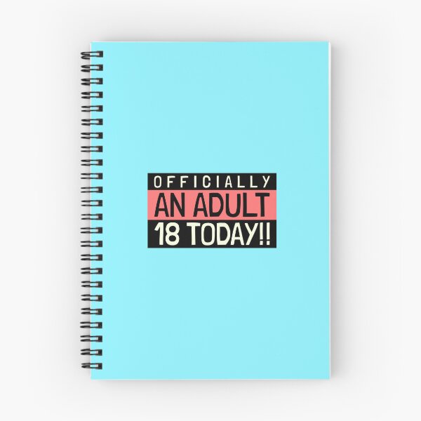 Item preview, Officially an Adult – 18th Birthday Celebration designed and sold by Grin22.