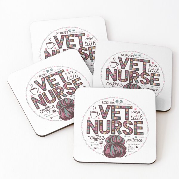 Item preview, Vet Nurse, Veterinary Assistant Shapecloud designed and sold by MadCatPrints.