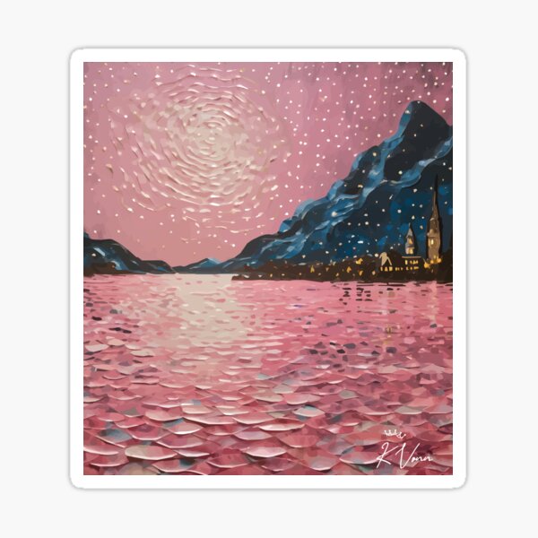 Item preview, Mountain Lake Painting designed and sold by KingVonn.