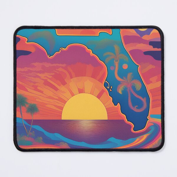 Item preview, florida with rainbows designed and sold by seahorse crossing.