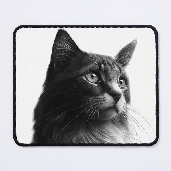 Item preview, Charcoal Style Mongrel Cat designed and sold by lascositasdetri.