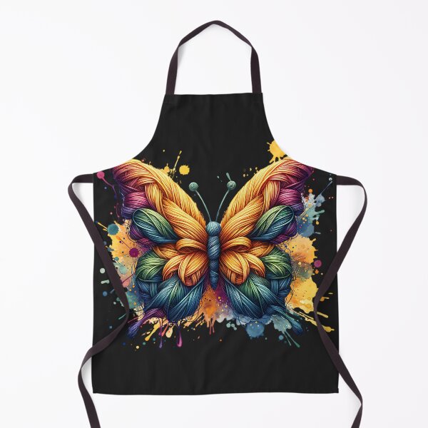 Item preview, Butterfly made from yarn designed and sold by AwesomeBeyondLimits.