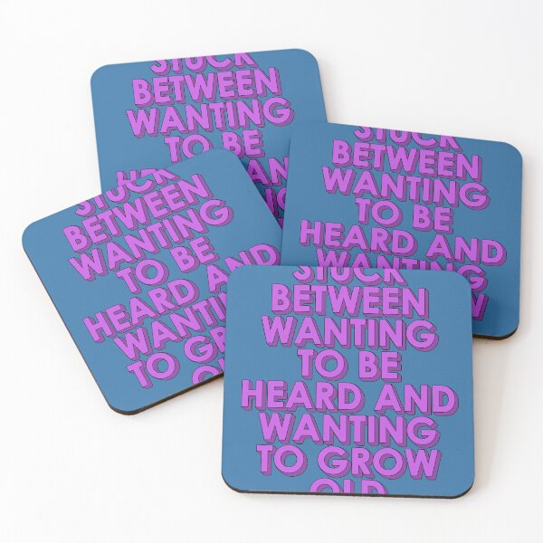 Item preview, STUCK BETWEEN WANTING TO BE HEARD AND WANTING TO GROW OLD designed and sold by The Turbulent Architect.