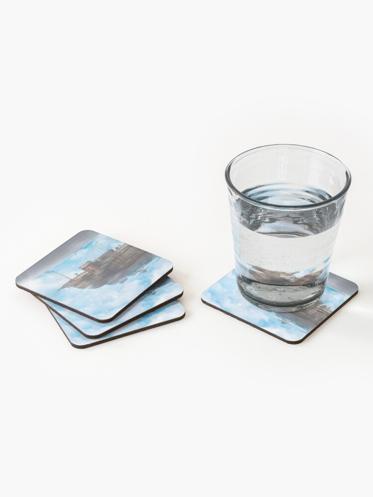 Alternate view of BlackJack (40 Prints left!) Coasters (Set of 4)