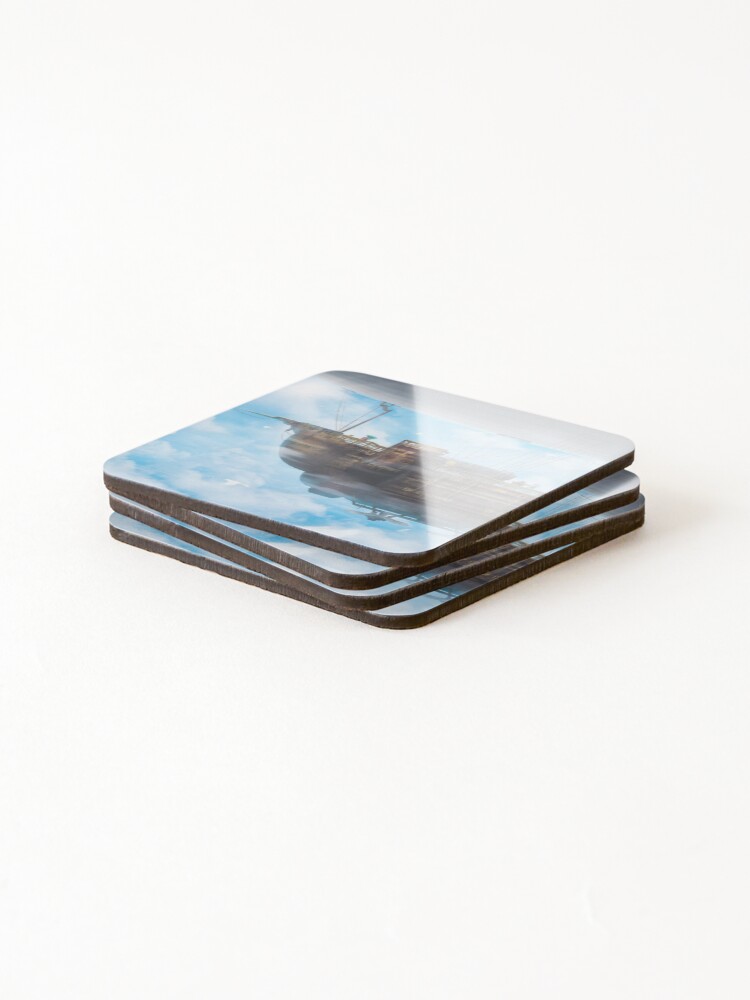 Alternate view of BlackJack (40 Prints left!) Coasters (Set of 4)