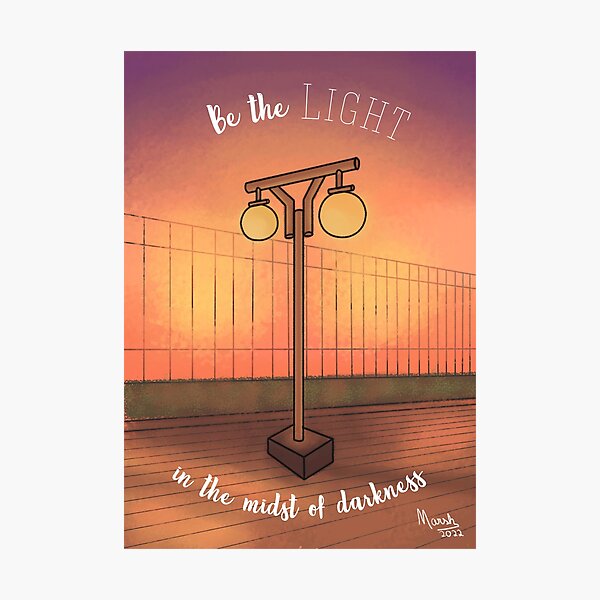 Item preview, Be the Light Poster  designed and sold by MarshArtes.
