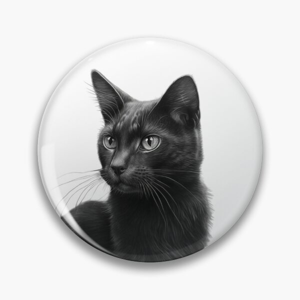 Item preview, Charcoal style black cat designed and sold by lascositasdetri.