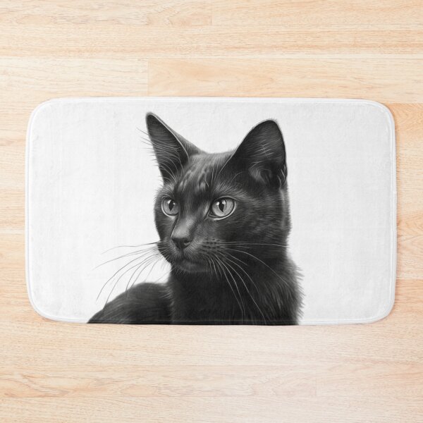 Item preview, Charcoal style black cat designed and sold by lascositasdetri.