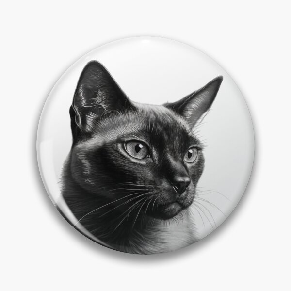 Item preview, Siamese cat charcoal style designed and sold by lascositasdetri.