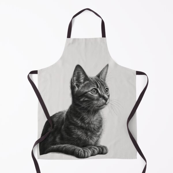 Item preview, Charcoal Style Common European Cat designed and sold by lascositasdetri.