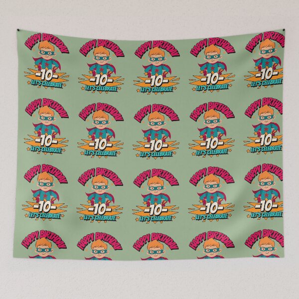 Item preview, Superhero 10th Birthday Celebration! designed and sold by Grin22.