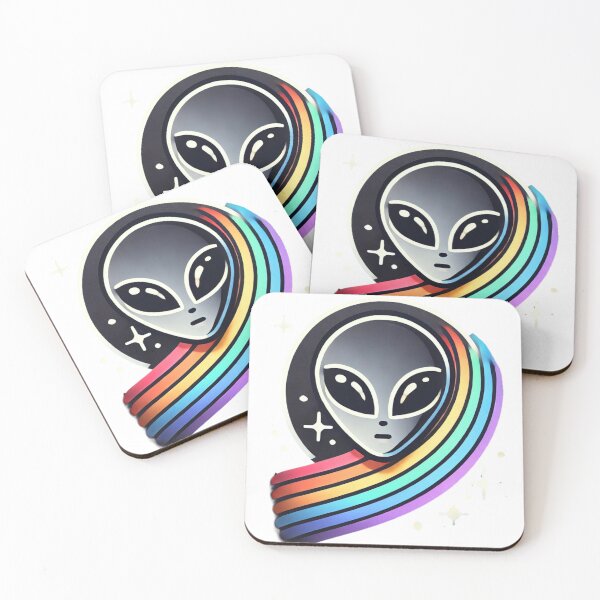 Item preview, Aliens rainbow, aliens, rainbow, colours  designed and sold by B-M-Store.