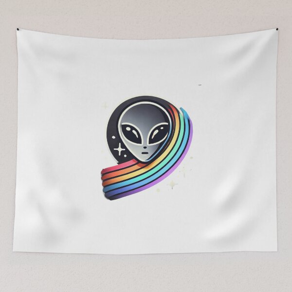 Item preview, Aliens rainbow, aliens, rainbow, colours  designed and sold by B-M-Store.