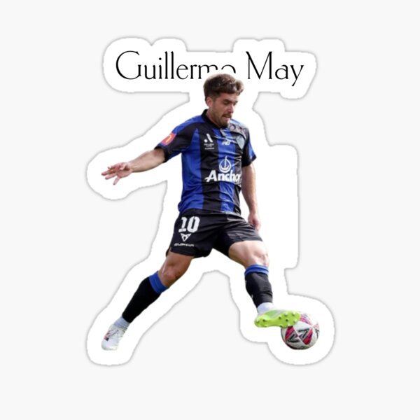 Aperçu de l'œuvre Guillermo May, joueur vedette du FC Auckland créée et vendue par 90stickers.
