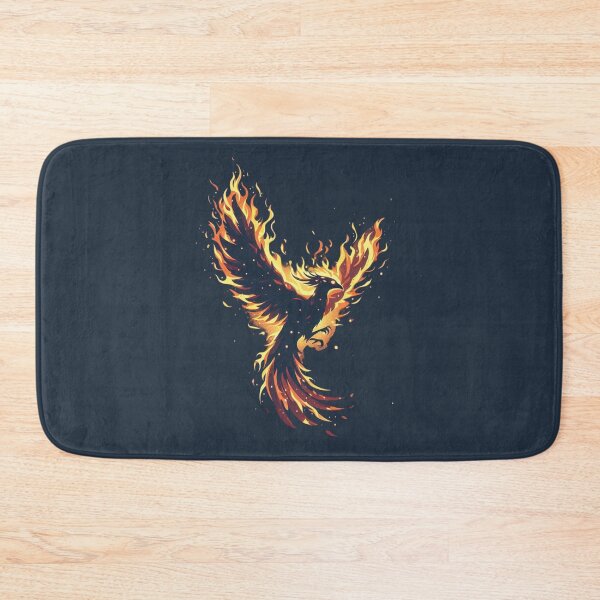 Item preview, Fiery Phoenix Rising – Mythical Firebird Artwork designed and sold by gkhanco.