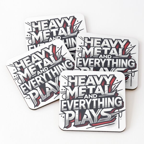 Item preview, Heavy metal and everything plays designed and sold by Metalborne.