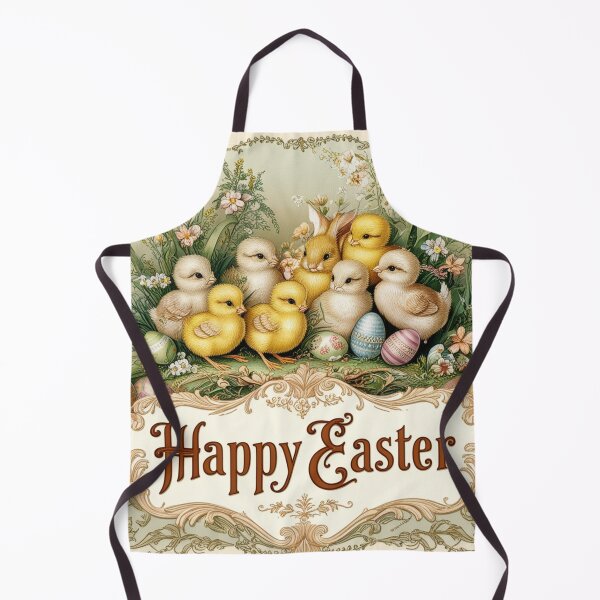 Item preview, Happy Easter vintage style design designed and sold by Vintage Designs +.
