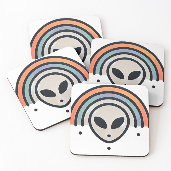 Item preview, Aliens rainbow, aliens, rainbow, colours  designed and sold by B-M-Store.